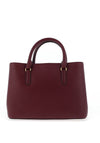 Ralph Lauren Marcy Leather Small Satchel Bag, Vintage Burgundy