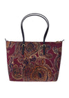 Ralph Lauren Paisley Print Nylon Keaton Tote Bag, Fall Paisley