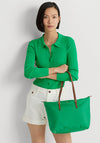 Ralph Lauren Keaton Nylon Tote, Green
