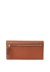 LAUREN Ralph Lauren Crosshatch Slim Leather Wallet, Orange