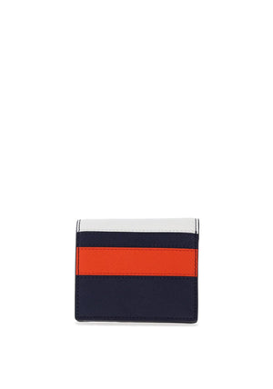 Ralph Lauren Resort Striped Compact Wallet, Navy Multi