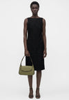 LAUREN Ralph Lauren Schyler Medium Crosshatch Shoulder Bag, Green