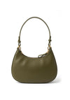 Ralph Lauren Leather Marcy Zip Shoulder Bag, Green