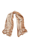 Ralph Lauren Belting Motif Jacquard Blanket Scarf, Camel