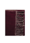 Ralph Lauren Double Sided Wool Blend Scarf, Wine