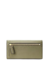 Ralph Lauren Crosshatch Slim Leather Wallet, Olive Fern