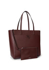 Ralph Lauren Pebbled Leather Large Cameryn Crossbody – Wine