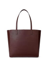 Ralph Lauren Pebbled Leather Large Cameryn Crossbody – Wine