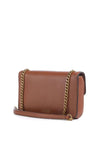 Ralph Lauren Bradley Pebbled Leather Crossbody Wallet, Tan