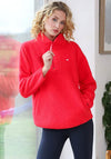 Rant and Rave R&R April Fleece Half Zip, Tomato Red