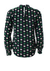 Rant & Rave Beryl Spot Print Top, Navy