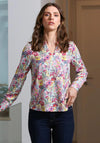 Rant and Rave Fendy Floral Blouse, Pink Multi