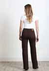 Rant & Rave Harriet Wide Leg Jeans, Brown