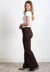 Rant & Rave Harriet Wide Leg Jeans, Brown