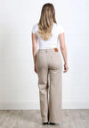 Rant & Rave Harriet Wide Leg Jeans, Stone Grey