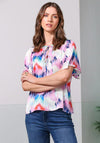 Rant and Rave Janelle Abstract Print Blouse, Pink