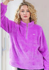Rant and Rave R&R Lara Borg Half Zip Fleece, Purple