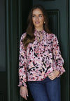 Rant and Rave Ria Ruffled Blouse, Pink