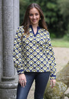 Rant & Rave Bethel Ogee Print Top, Navy