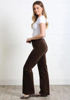 Rant & Rave Bridget Cord Wide Leg Jeans, Brown