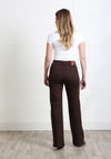 Rant and Rave Harriet Wide Extra Short Leg Jeans, Brown