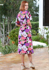 Rant & Rave Angela Flower Print Dress, Pink