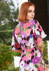 Rant & Rave Angela Flower Print Dress, Pink