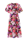 Rant & Rave Angela Flower Print Dress, Pink