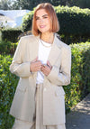 Rant & Rave Bo Stripe Detail Blazer, Beige