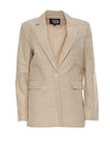 Rant & Rave Bo Stripe Detail Blazer, Beige