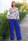 Rant and Rave Ellora Paisley Print Blouse, Blue Multi