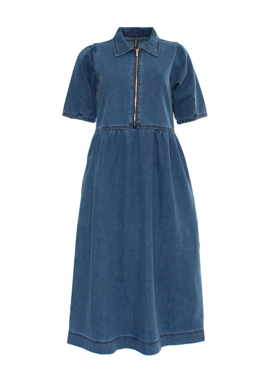 Rant and Rave Jade Denim Midi Dress, Blue