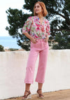 Rant and Rave East Floral Blouse, Pink Multi