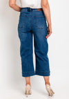 Rant & Rave Poppy Crop Flare Jeans, Light Denim