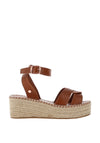 Rant & Rave Anika Woven Platform Sandals, Tan