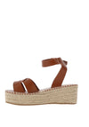 Rant & Rave Anika Woven Platform Sandals, Tan