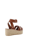 Rant & Rave Anika Woven Platform Sandals, Tan