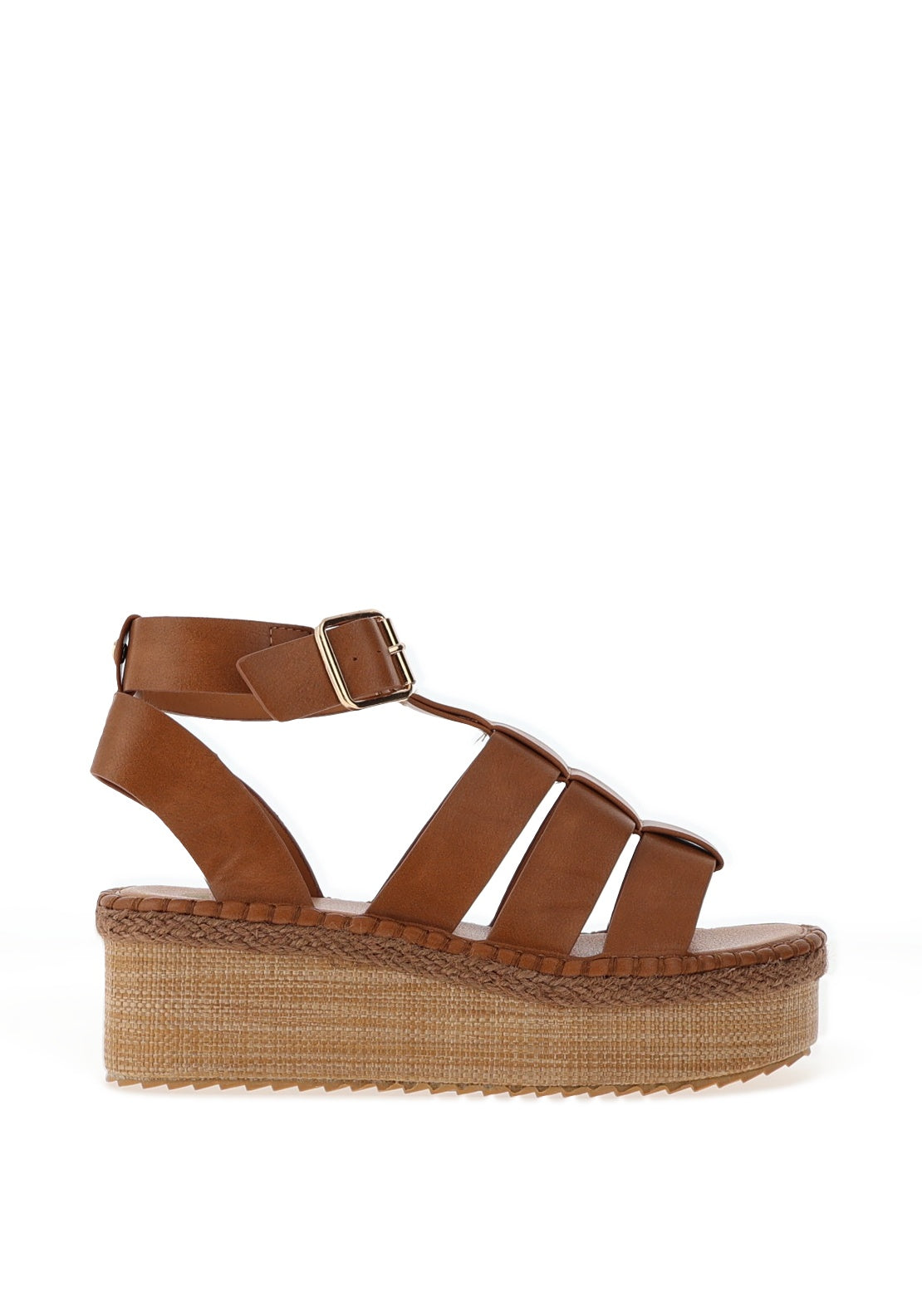 Rant & Rave Jodie Gladiator Platform Sandals, Tan - McElhinneys