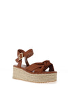Rant & Rave Breena Knotted Espadrille Sandals, Tan