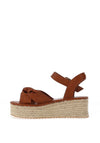 Rant & Rave Breena Knotted Espadrille Sandals, Tan