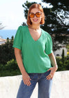 Rant & Rave Betsy Textured Top, Green