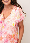 Rant and Rave Emry Floral Blouse, Pink