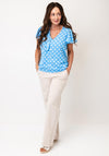 Rant and Rave Emry Polka Dot Blouse, Blue