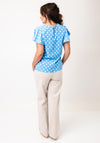 Rant and Rave Emry Polka Dot Blouse, Blue