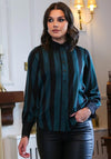 Rant & Rave Jill Long Sleeve Blouse, Green