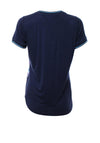Rant & Rave Leona Print Torso Top, Navy