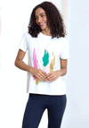 Rant & Rave R&R Delaney Graphic T-Shirt, White