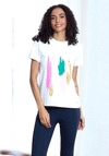 Rant & Rave R&R Delaney Graphic T-Shirt, White