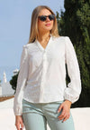 Rant & Rave Edna Embroidered Blouse, White