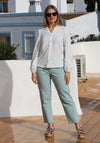 Rant & Rave Edna Embroidered Blouse, White